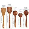 Non Stick Acacia Wooden Spoons Cooking Utensils Set 4 7 Piece Wooden Kitchen Utensils Set