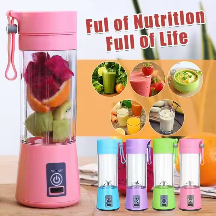 Summer Cordless Outdoors Fruit Electric Portable Mini Juicer Bottle Bottle Blender Shaker Juicer Usb